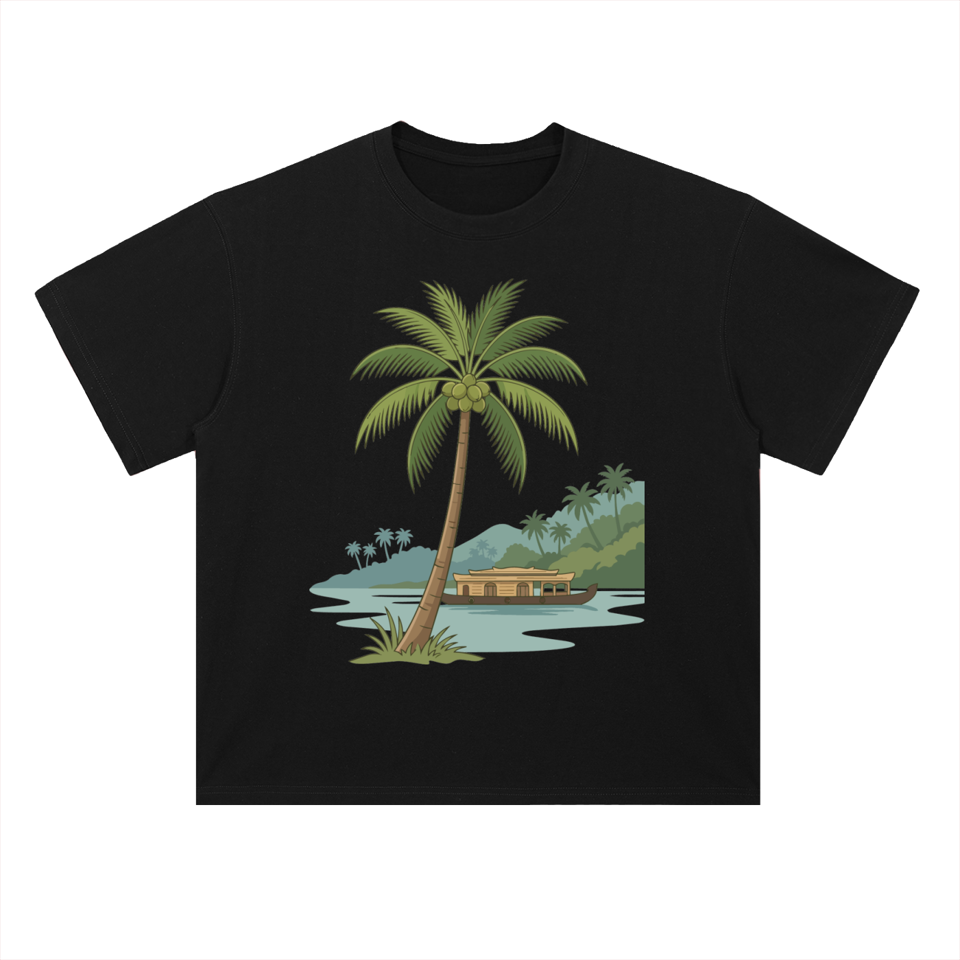 Tropical Kerala Heavyweight Drop Shoulder Tee