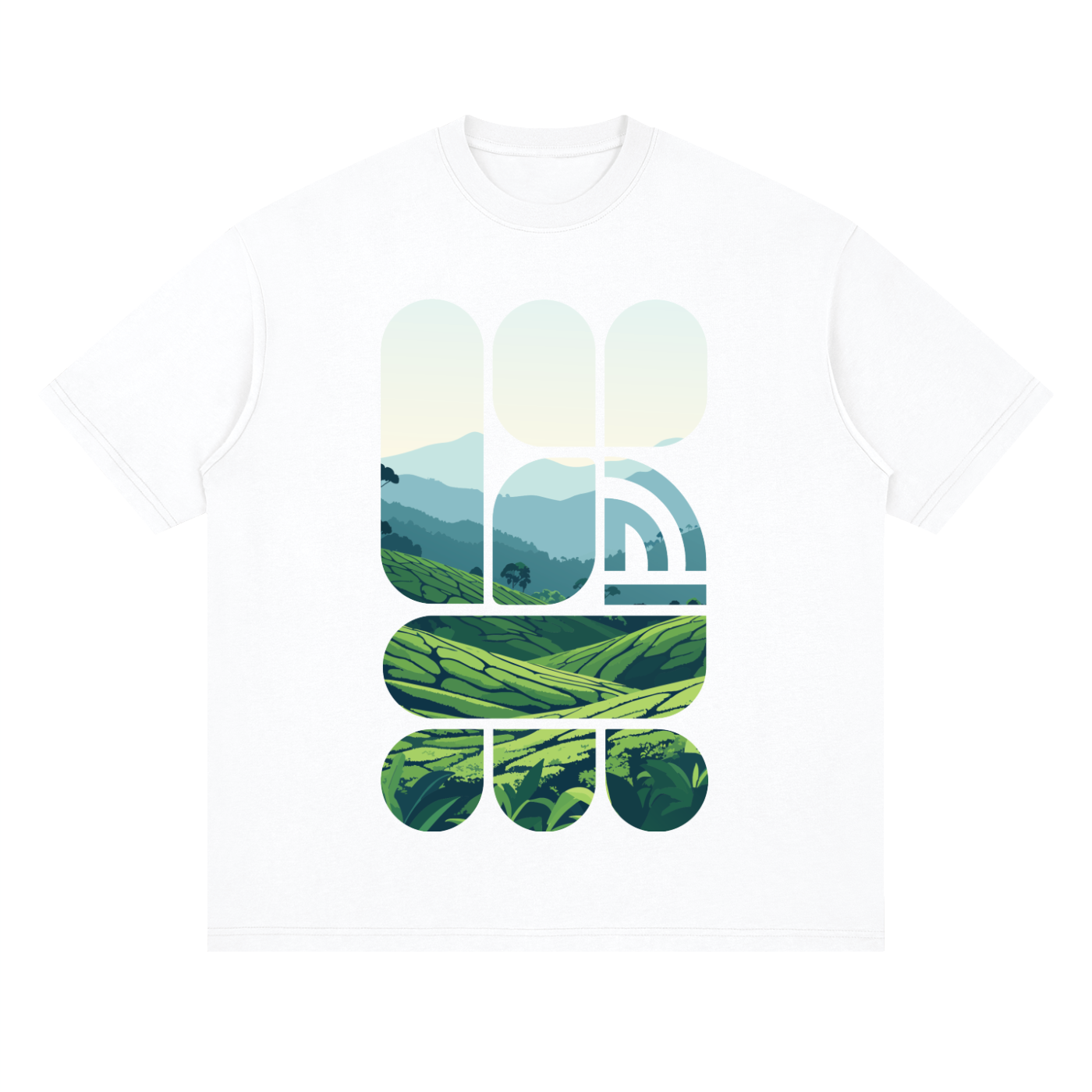 Munnar Loose Drop Shoulder T-Shirt