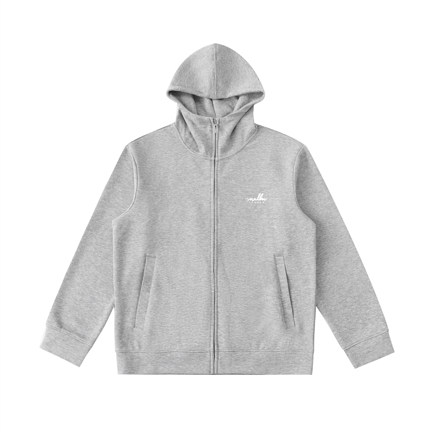 Kera Heavyweight High Neck  Zip-Up Hoodie