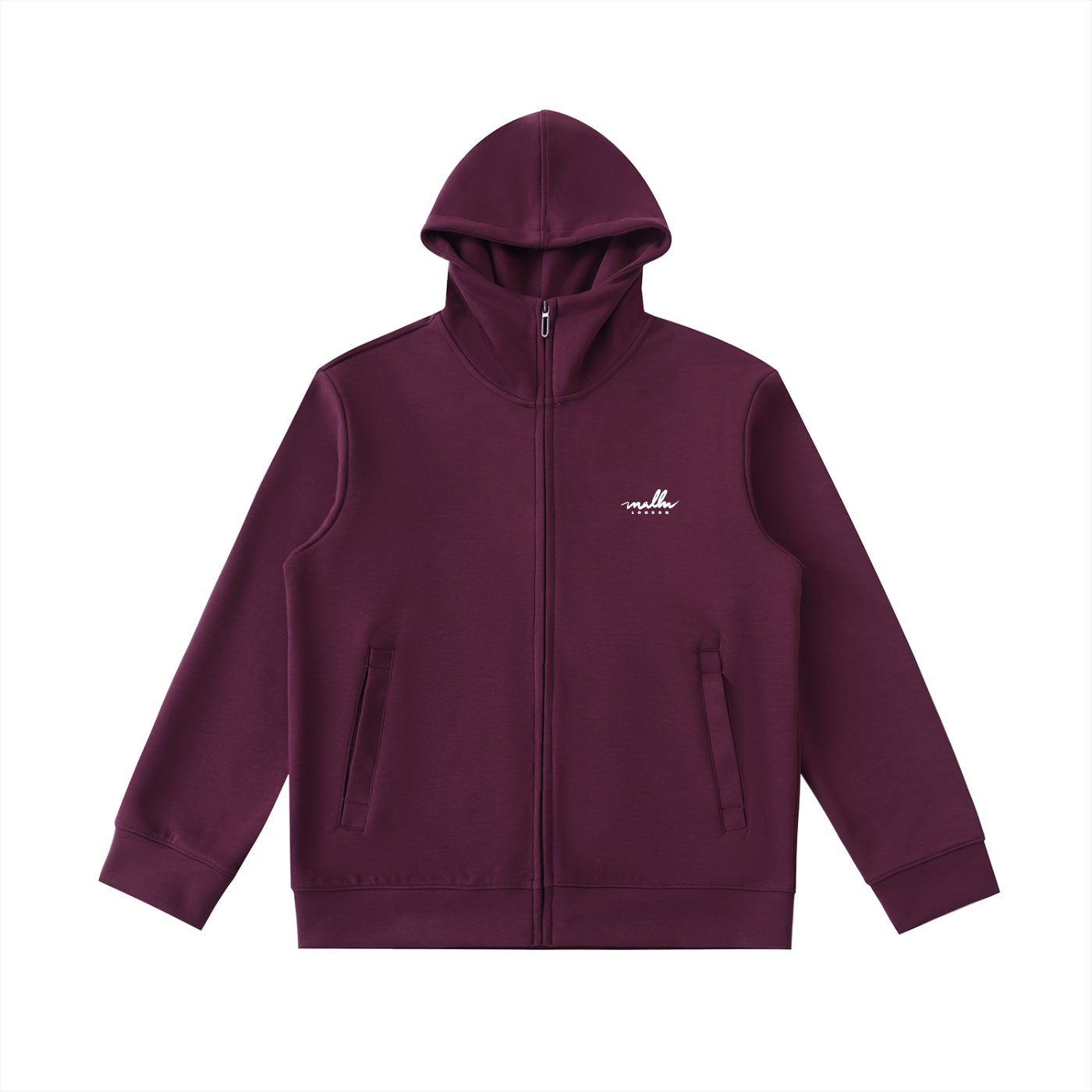 Kera Heavyweight High Neck  Zip-Up Hoodie