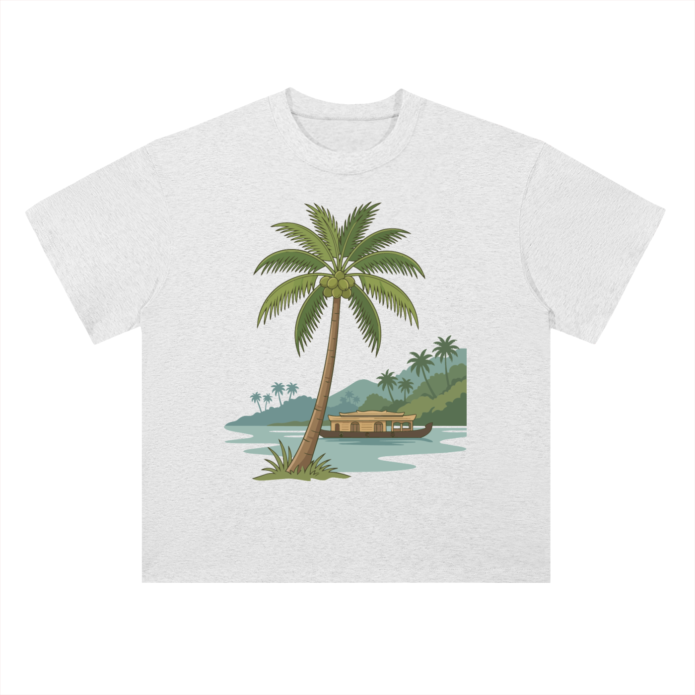 Tropical Kerala Heavyweight Drop Shoulder Tee