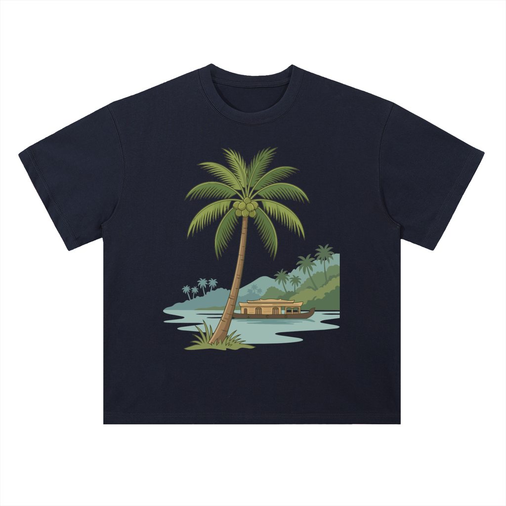 Tropical Kerala Heavyweight Drop Shoulder Tee