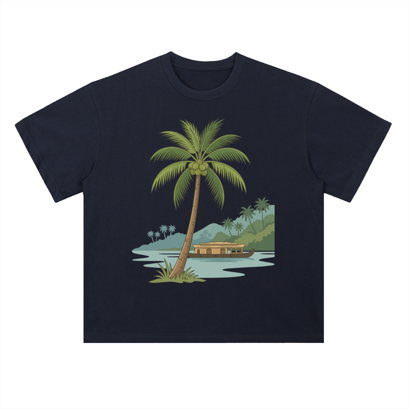 Tropical Kerala Heavyweight Drop Shoulder Tee